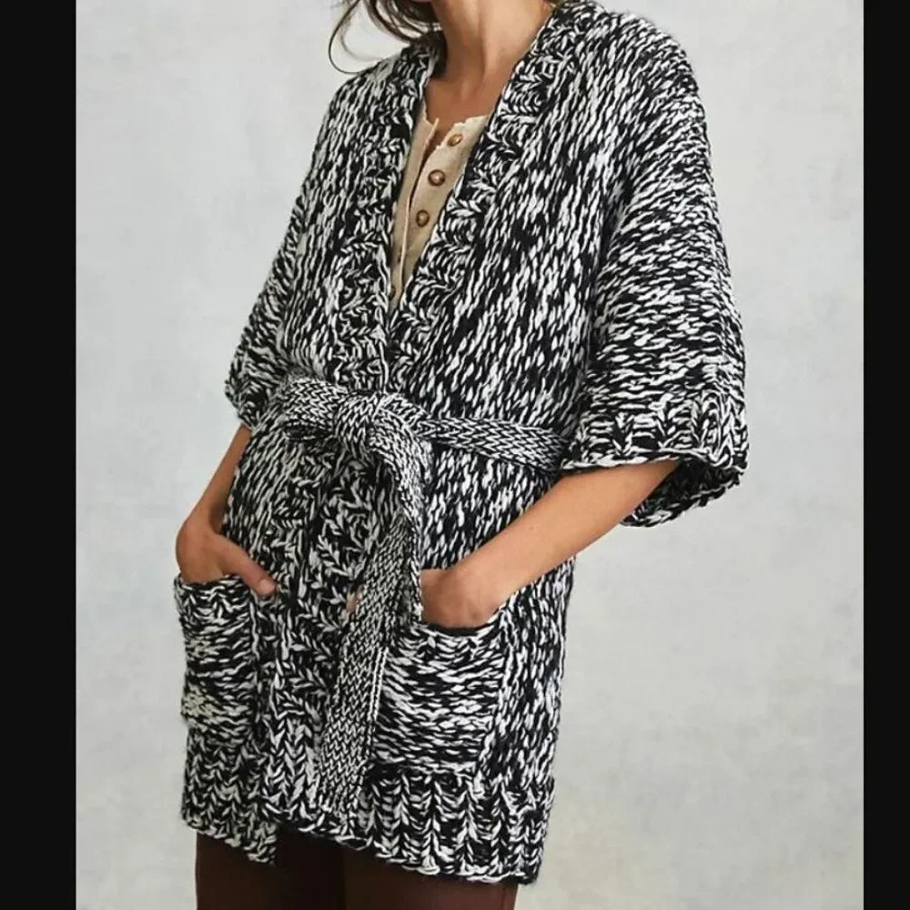 NWT Little Lies with Anthropologie Wanda Marled Cardigan Size S/M